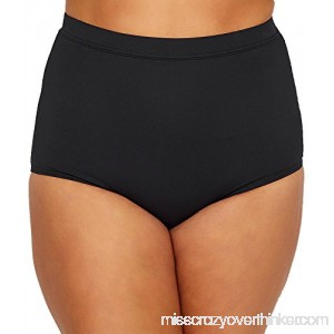 Coco Reef Women's Plus Size Bikini Bottom Swimsuit with Contour Shaping Castaway Black B07D7VJQ8B